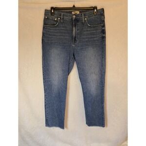Madewell‎ Womens The Perfect Vintage Jean 31 Medium Wash Stretch Straight Jeans